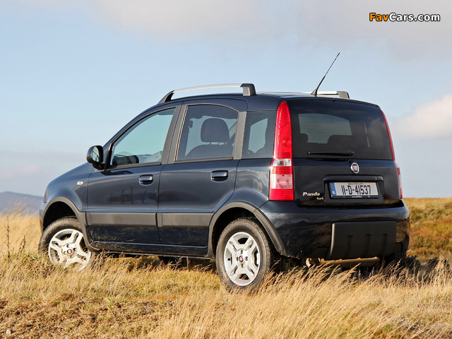 Fiat Panda 4x4 Climbing UK-spec (169) 2009–10 wallpapers (640 x 480)