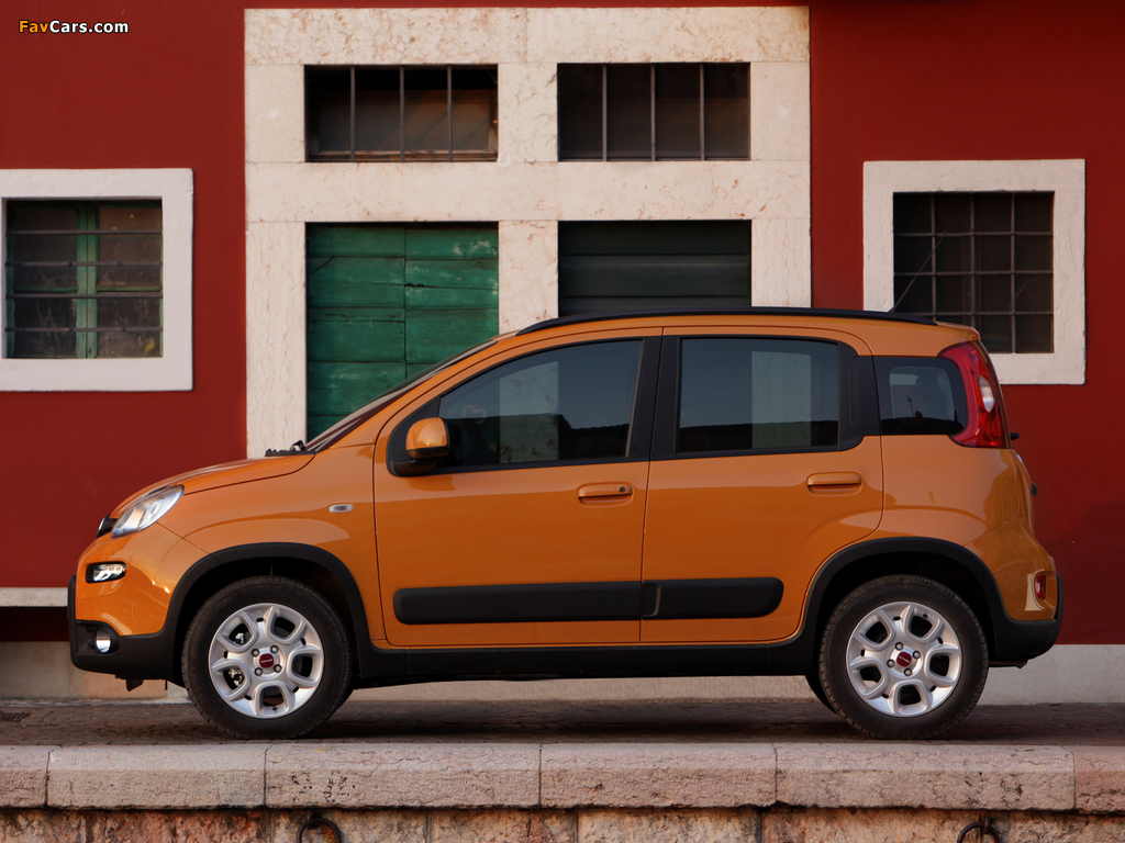 Fiat Panda Trekking (319) 2012 wallpapers (1024 x 768)