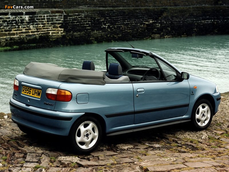 Fiat Punto Cabrio ELX UK-spec (176) 1994–2000 photos (800 x 600)