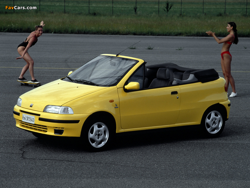 Fiat Punto Cabrio ELX (176) 1994–2000 pictures (800 x 600)