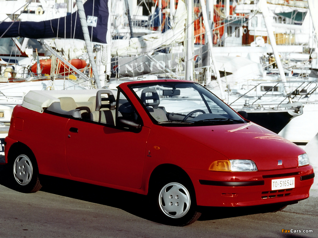 Fiat Punto Cabrio S (176) 1994–2000 pictures (1024 x 768)