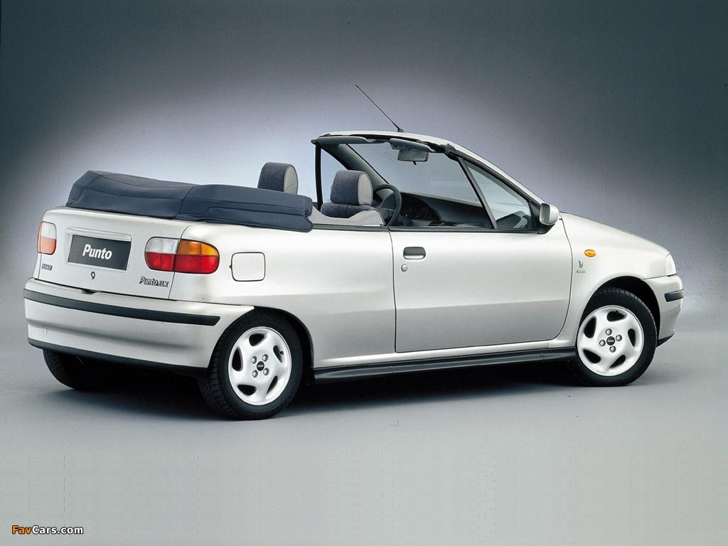 Fiat Punto Cabrio ELX (176) 1994–2000 wallpapers (1024 x 768)