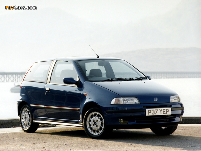 Fiat Punto Sporting UK-spec (176) 1995–99 images (640 x 480)