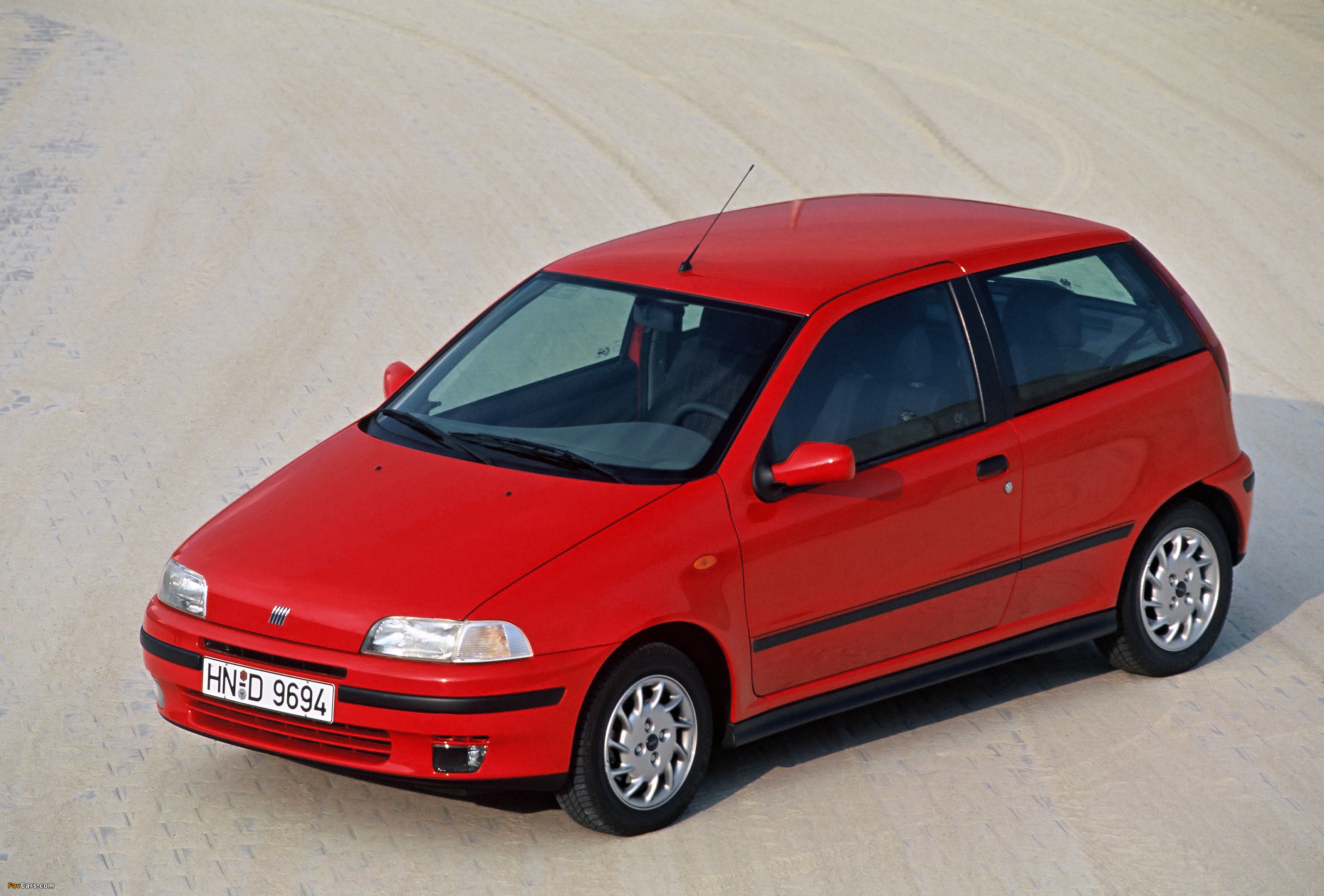 Fiat Punto Sporting (176) 1995–1997 pictures (2870 x 1942)