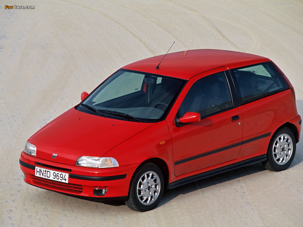 Fiat Punto Sporting (176) 1995–1997 pictures (1024 x 768)
