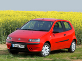 Fiat Punto 3-door UK-spec (188) 1999–2003 images