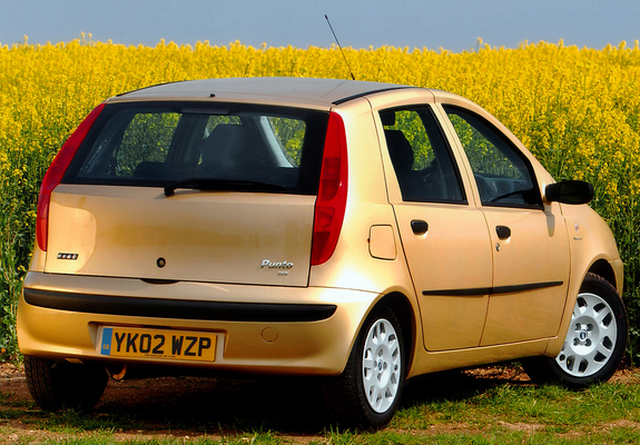 Fiat Punto 5-door UK-spec (188) 1999–2003 photos