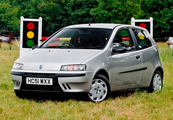 Fiat Punto 3-door UK-spec (188) 1999–2003 wallpapers