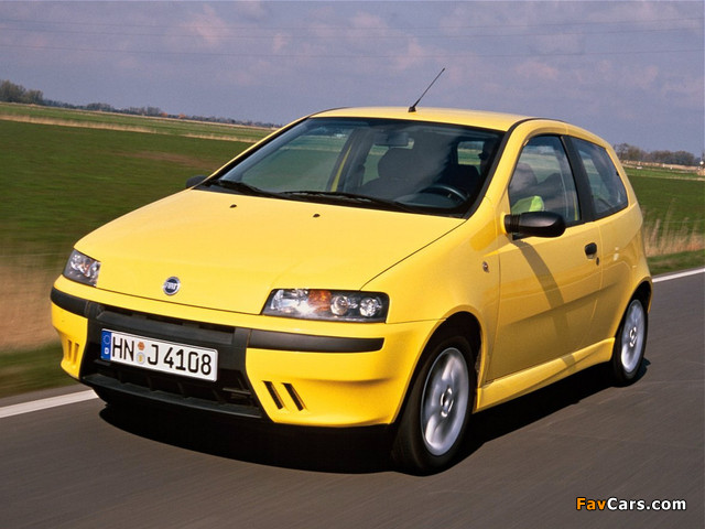 Fiat Punto Sporting (188) 1999–2003 wallpapers (640 x 480)