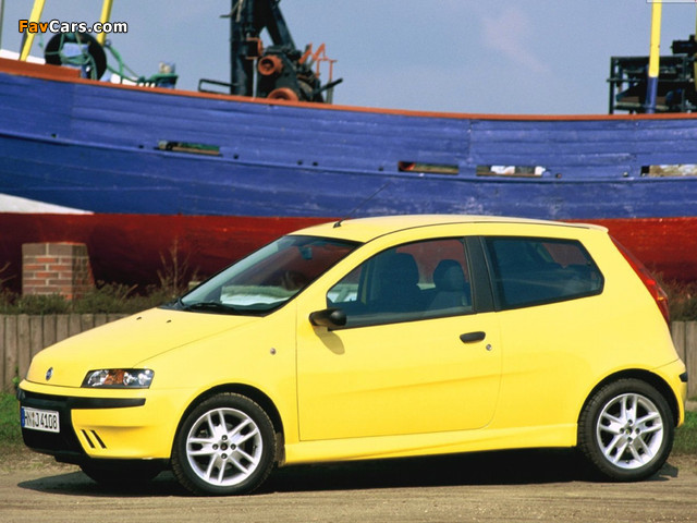 Fiat Punto Sporting (188) 1999–2003 wallpapers (640 x 480)