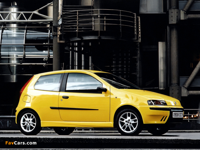 Fiat Punto HGT Abarth UK-spec (188) 2001–03 images (640 x 480)