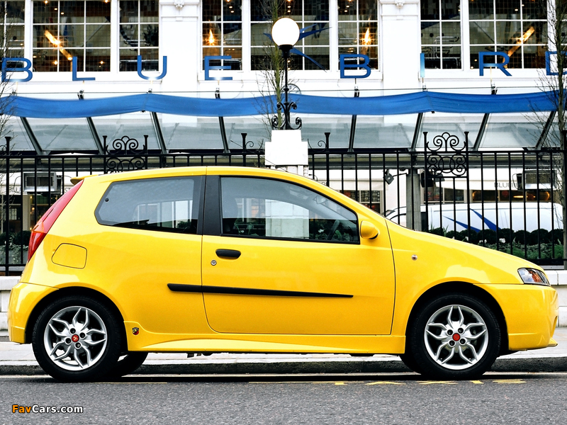 Fiat Punto HGT Abarth UK-spec (188) 2001–03 wallpapers (800 x 600)