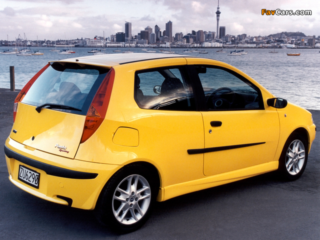 Fiat Punto Sporting NZ-spec (188) 2002–03 pictures (640 x 480)