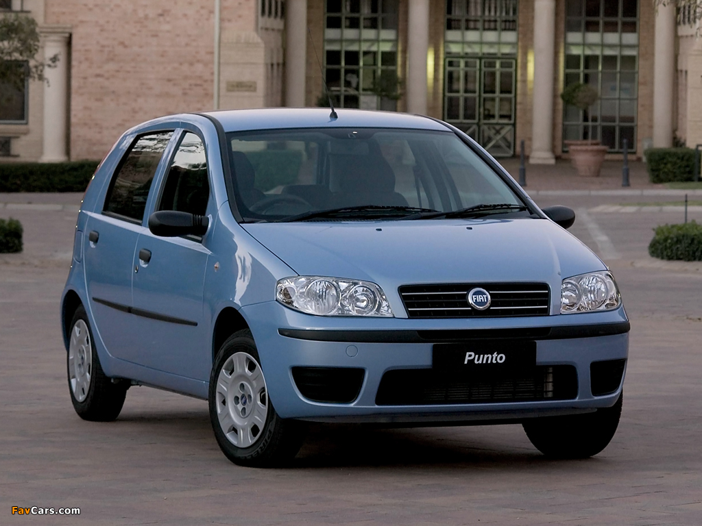 Fiat Punto 5-door ZA-spec (188) 2003–05 images (1024 x 768)