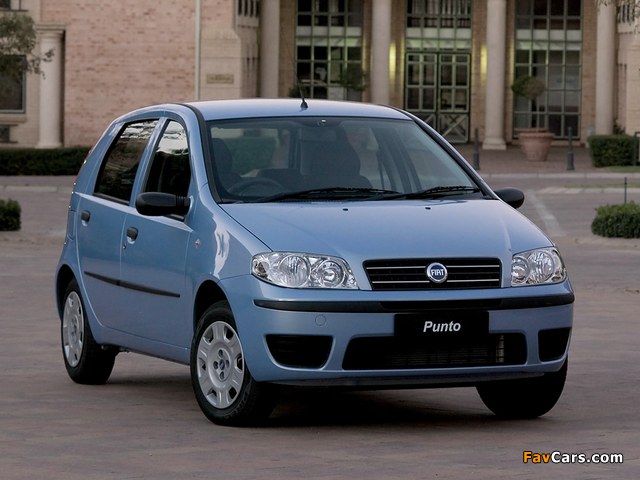 Fiat Punto 5-door ZA-spec (188) 2003–05 images (640 x 480)