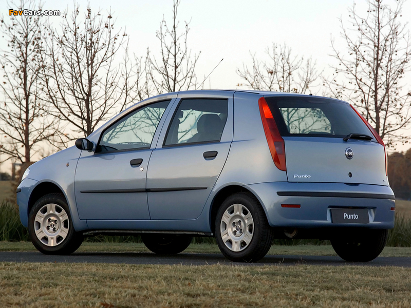 Fiat Punto 5-door ZA-spec (188) 2003–05 images (800 x 600)