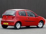 Fiat Punto 3-door UK-spec (188) 2003–05 images