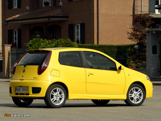 Fiat Punto Sporting (188) 2003–05 images (640 x 480)