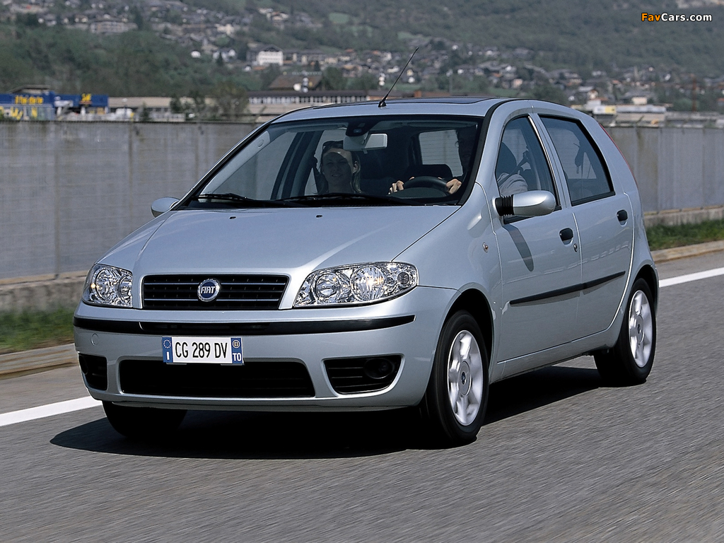 Fiat Punto 5-door (188) 2003–07 pictures (1024 x 768)