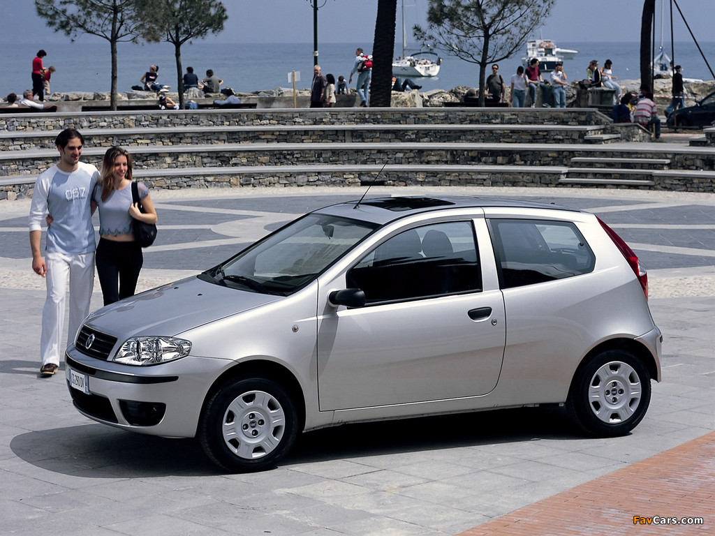 Fiat Punto 3-door (188) 2003–07 wallpapers (1024 x 768)