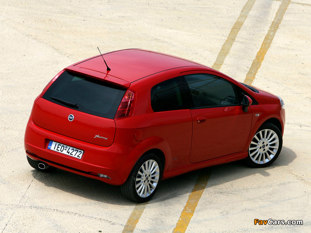 Fiat Grande Punto 3-door (199) 2005–12 photos (640 x 480)