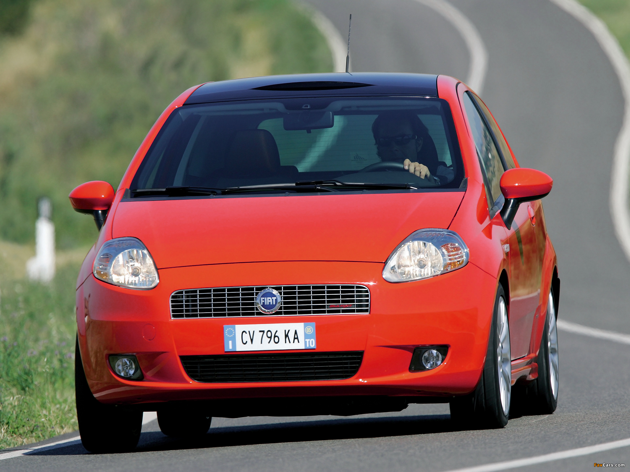 Fiat Grande Punto 3-door (199) 2005–12 wallpapers (2048 x 1536)