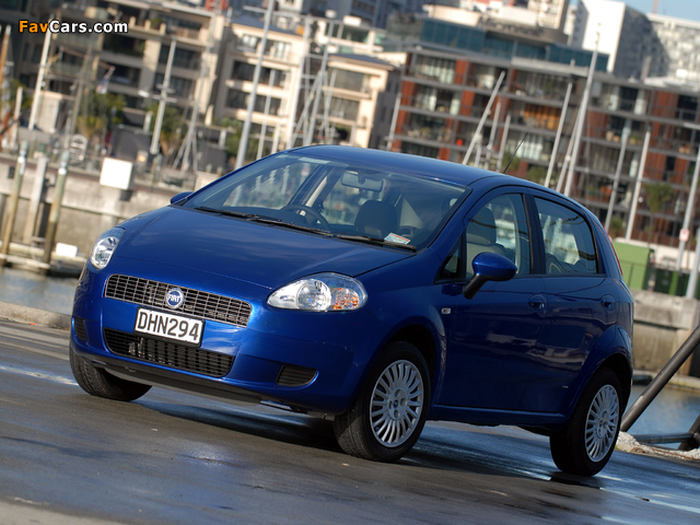 Fiat Punto 5-door AU-spec (199) 2006–09 images (640 x 480)