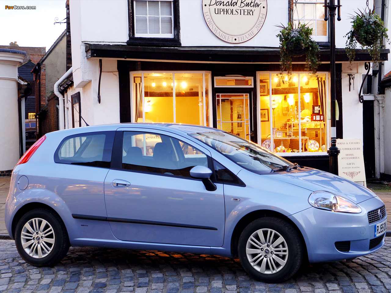 Fiat Grande Punto 3-door UK-spec (199) 2006–10 pictures (1280 x 960)