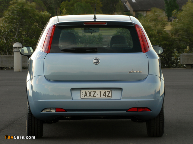 Fiat Punto 5-door AU-spec (199) 2006–09 pictures (640 x 480)