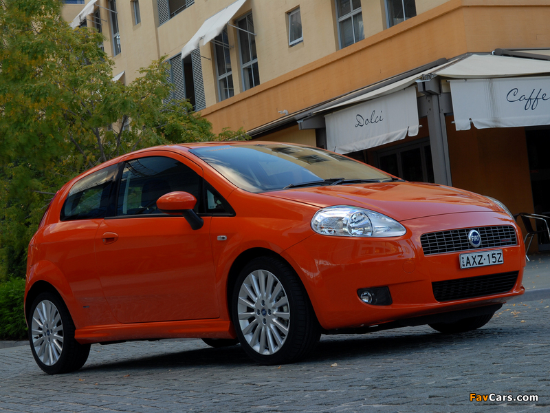 Fiat Punto 3-door AU-spec (199) 2006–10 pictures (800 x 600)