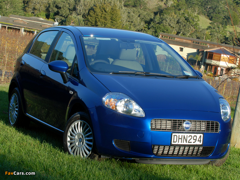 Fiat Punto 5-door AU-spec (199) 2006–09 wallpapers (800 x 600)