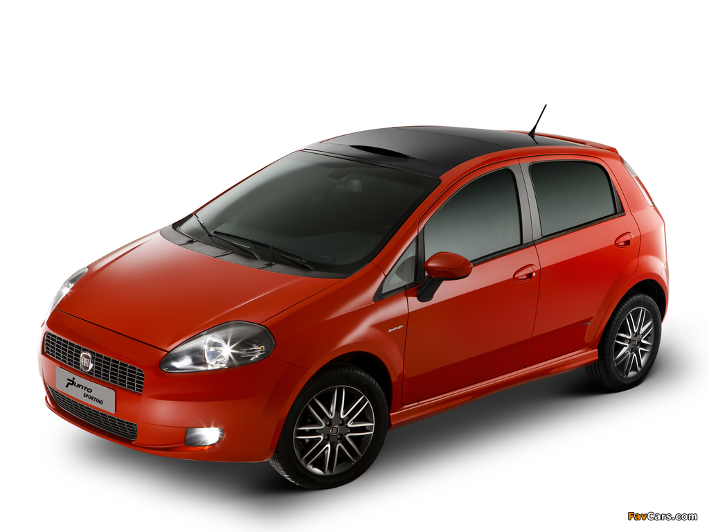 Fiat Punto Sporting BR-spec (310) 2007–12 images (1024 x 768)