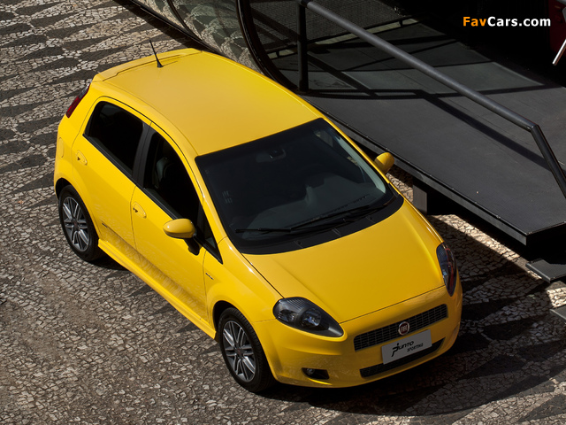 Fiat Punto Sporting BR-spec (310) 2007–12 images (640 x 480)