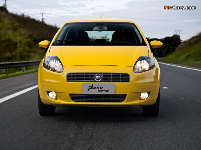 Fiat Punto Sporting BR-spec (310) 2007–12 images (640 x 480)