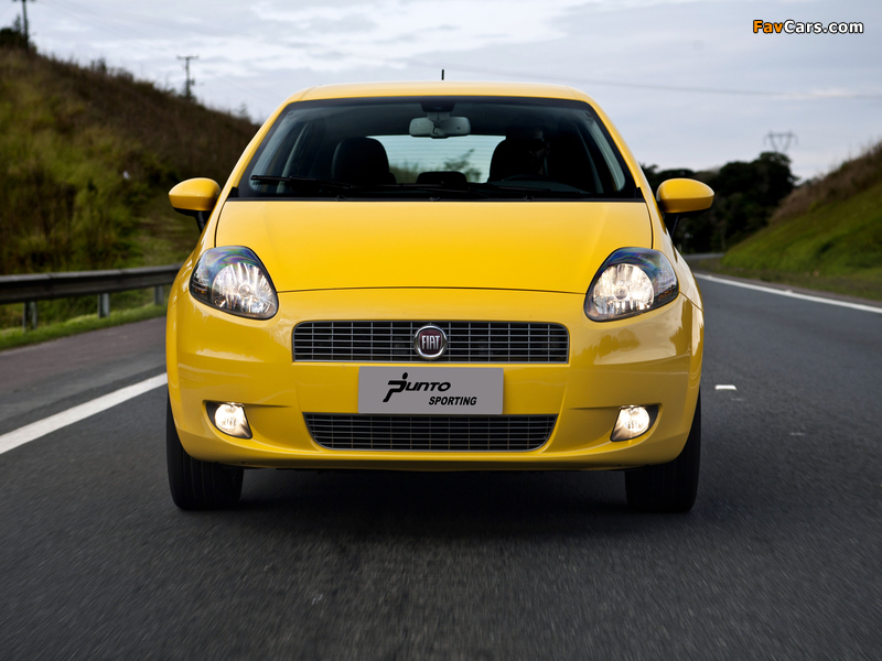 Fiat Punto Sporting BR-spec (310) 2007–12 images (800 x 600)