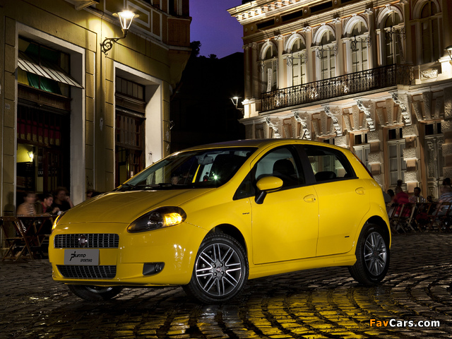 Fiat Punto Sporting BR-spec (310) 2007–12 pictures (640 x 480)