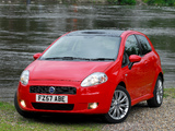 Fiat Grande Punto T-Jet 3-door UK-spec (199) 2007–10 wallpapers