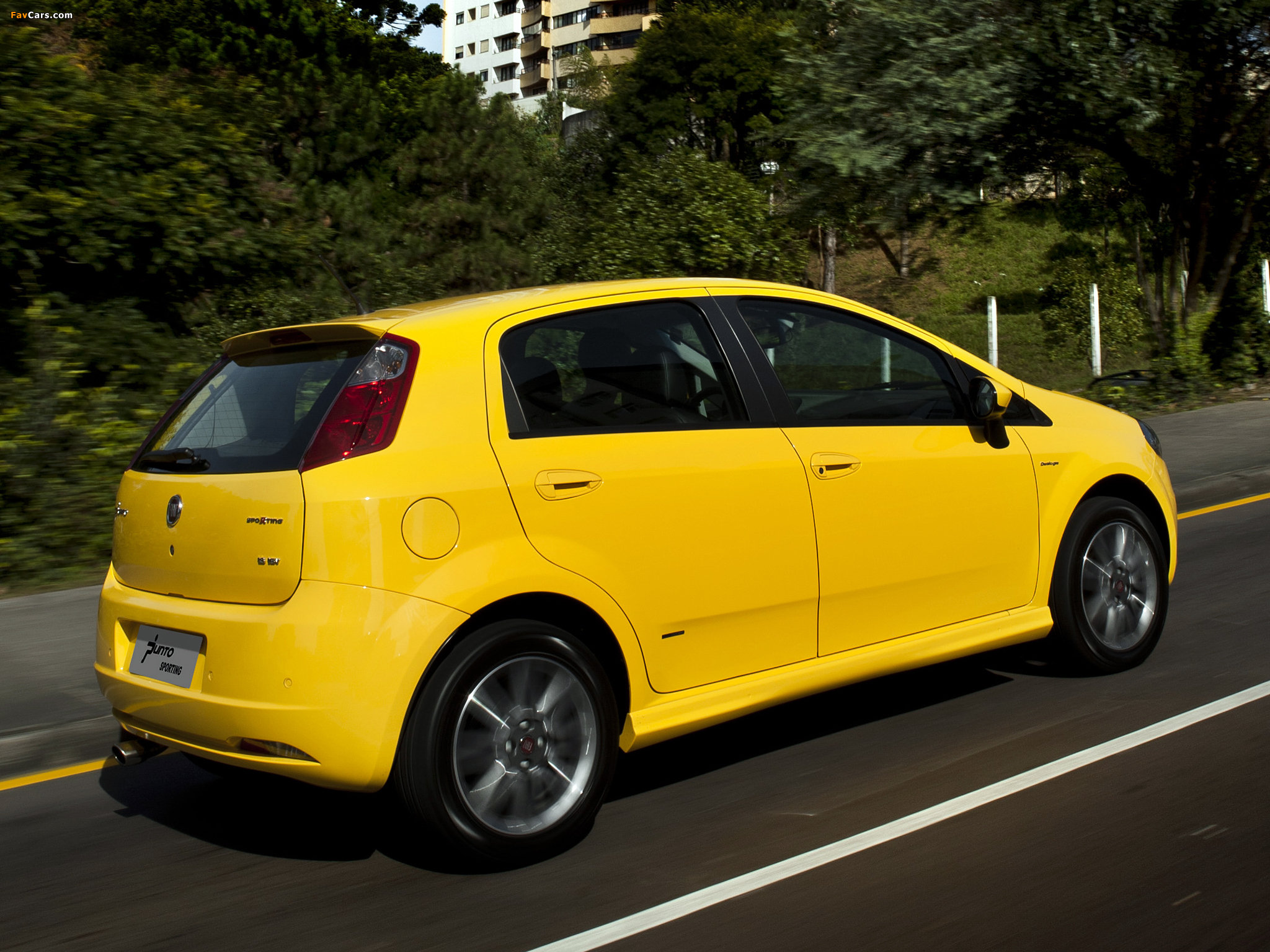 Fiat Punto Sporting BR-spec (310) 2007–12 wallpapers (2048 x 1536)