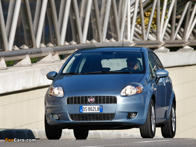 Fiat Grande Punto Natural Power 5-door (199) 2008–12 photos (640 x 480)