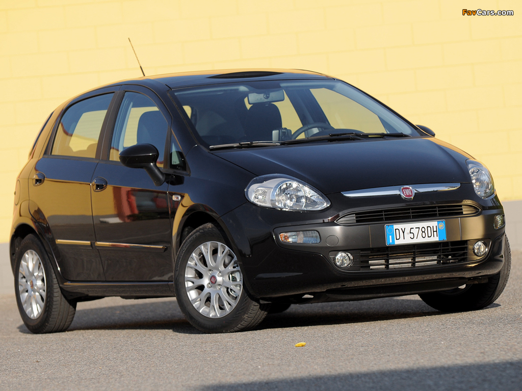 Fiat Punto Evo 5-door (199) 2009–12 wallpapers (1024 x 768)
