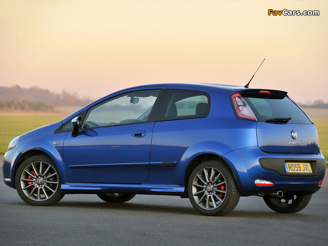 Fiat Punto Evo 3-door UK-spec (199) 2010–12 images (640 x 480)