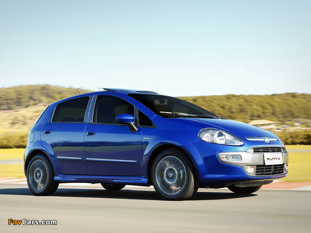 Fiat Punto Sporting BR-spec (310) 2012 images (640 x 480)