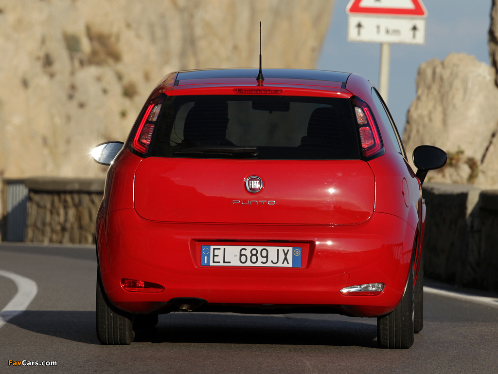 Fiat Punto 3-door (199) 2012 images (1024 x 768)