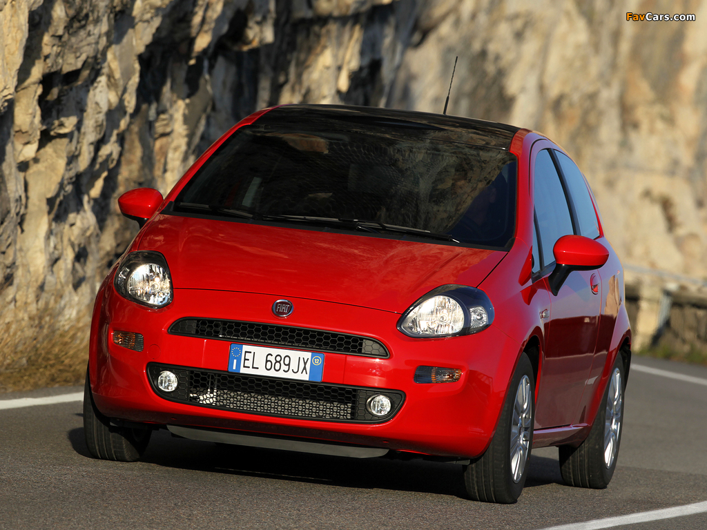 Fiat Punto 3-door (199) 2012 photos (1024 x 768)