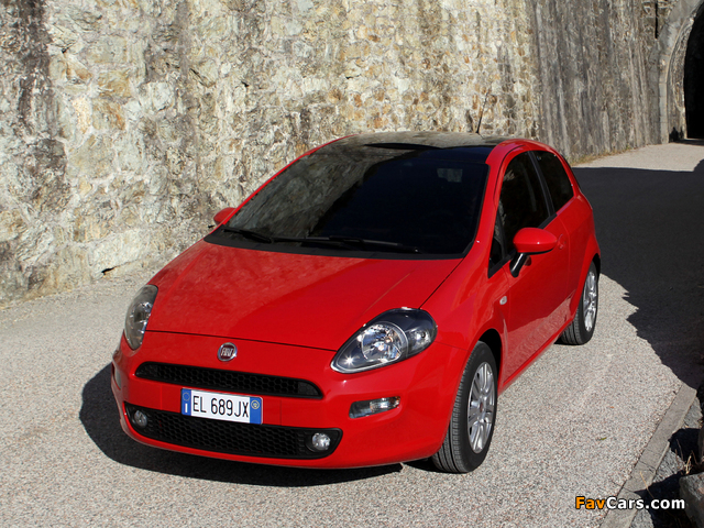 Fiat Punto 3-door (199) 2012 pictures (640 x 480)
