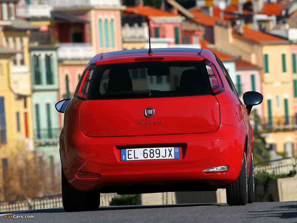 Fiat Punto 3-door (199) 2012 pictures (1024 x 768)