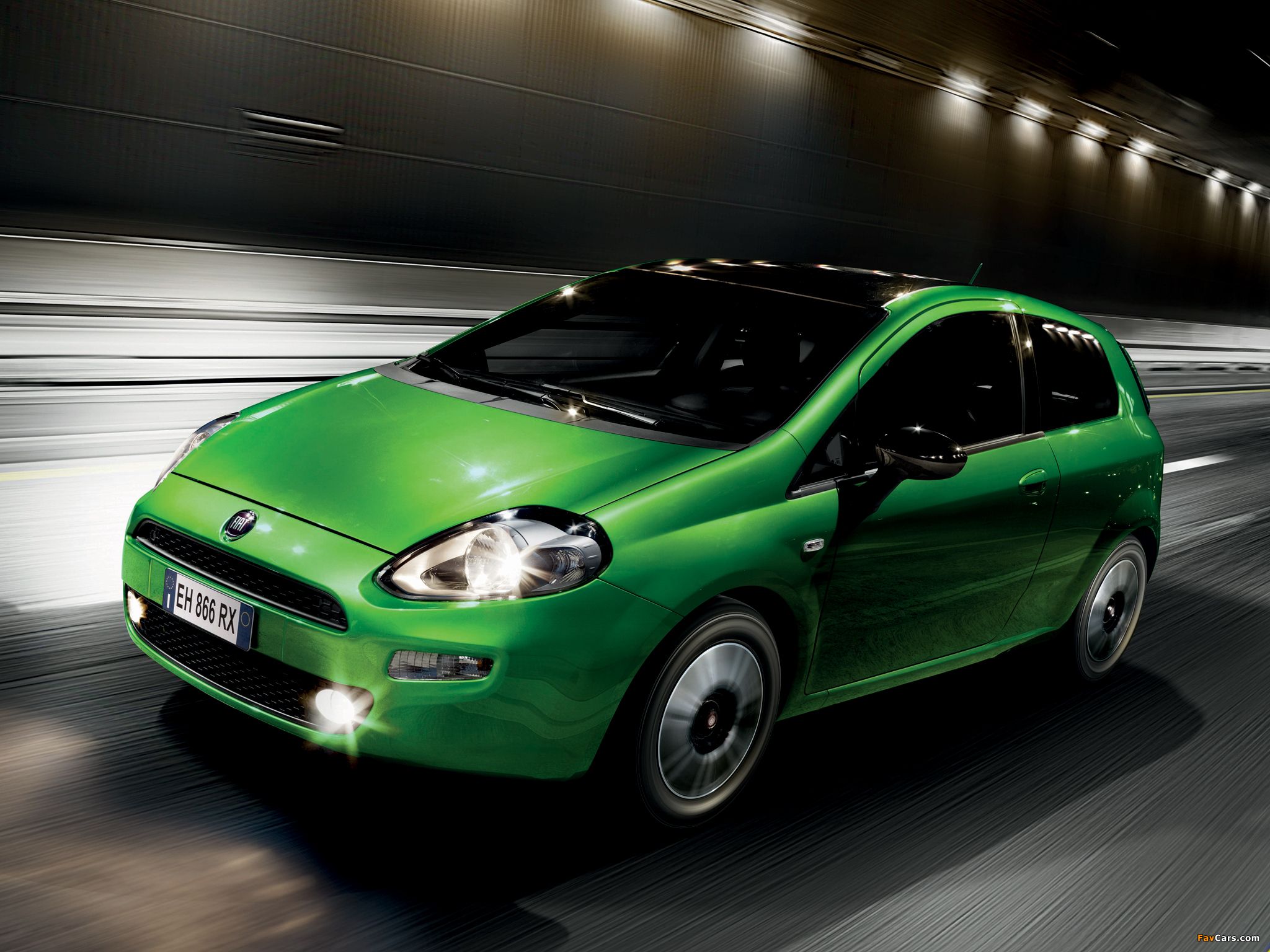 Fiat Punto TwinAir 3-door (199) 2012 wallpapers (2048 x 1536)