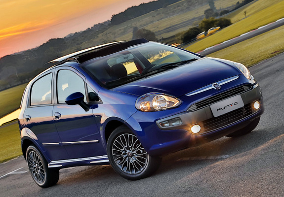 Fiat Punto Sporting BR-spec (310) 2012 wallpapers