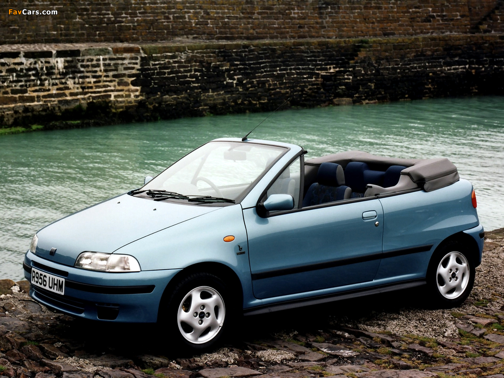 Images of Fiat Punto Cabrio ELX UK-spec (176) 1994–2000 (1024 x 768)