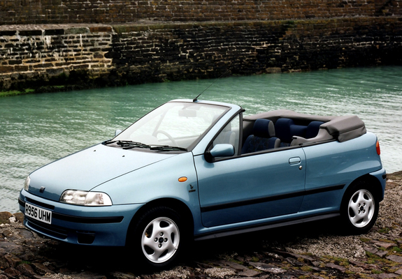 Images of Fiat Punto Cabrio ELX UK-spec (176) 1994–2000